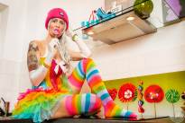 Colorful Gogo Dancer Outfit