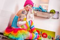 Colorful Gogo Dancer Outfit