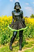 Darth Vader masked girl