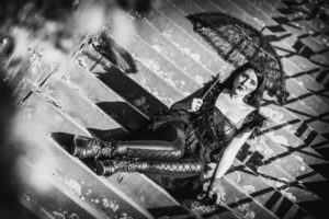 Sibel Black Gothic Fashion